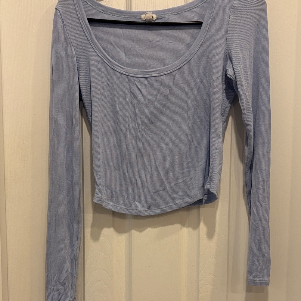 Garage Sky Blue Long Sleeve Women's Tee